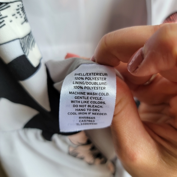 LEITH Floral Side Cutout Jumpsuit, Womens Size L - Picture 7 of 7